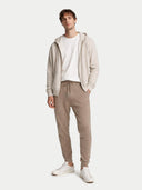 Naturfarbe Lockere Jogginghose aus Kaschmir