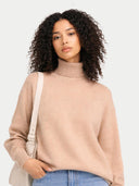 Damen Kaschmir Rollkragenpullover