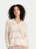 Kaschmir-Polo mit gemischtem Strickmuster | GOBI Cashmere #ai-image