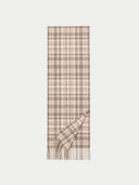 Karierter Kaschmirschal im Jacquard