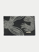 Kaschmir-Schal mit Seilknoten-Print Coconut Milk - Gobi Cashmere