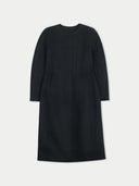 Kaschmir Mantel mit ovalen Ärmeln Schwarz - Gobi Cashmere
