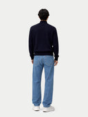 Zeitloser Kaschmirpullover mit Stehkragen Navy Blazer - Gobi Cashmere