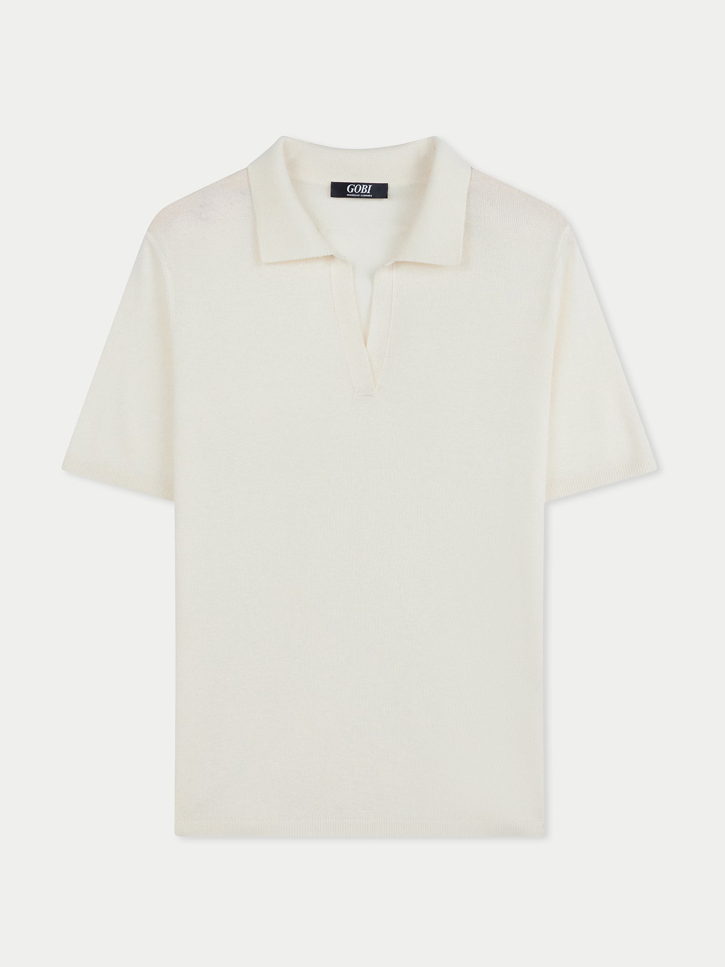 Polo-Shirt aus Seide-Kaschmir