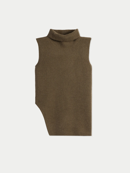 Women's Turtle Neck Cashmere Vest | GOBI Cashmere