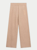 Weite Ajour-Strick Kaschmir-Hose für Damen | GOBI Cashmere