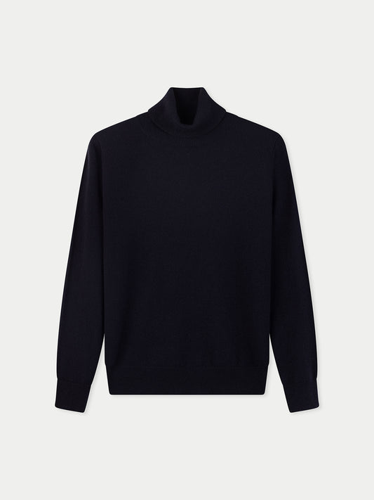 Zeitloser Kaschmir-Rollkragenpullover