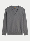 Damen Kaschmirpullover mit V-Ausschnitt