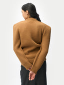 Kaschmir-Pullover mit skulpturalen Schultern Kamel - Gobi Cashmere #color_kamel