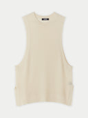Tank Top aus Seide und Kaschmir weiß - Gobi Cashmere