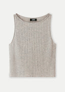 Kaschmir-Crop-Top – GOBI 3D-Strickkollektion
