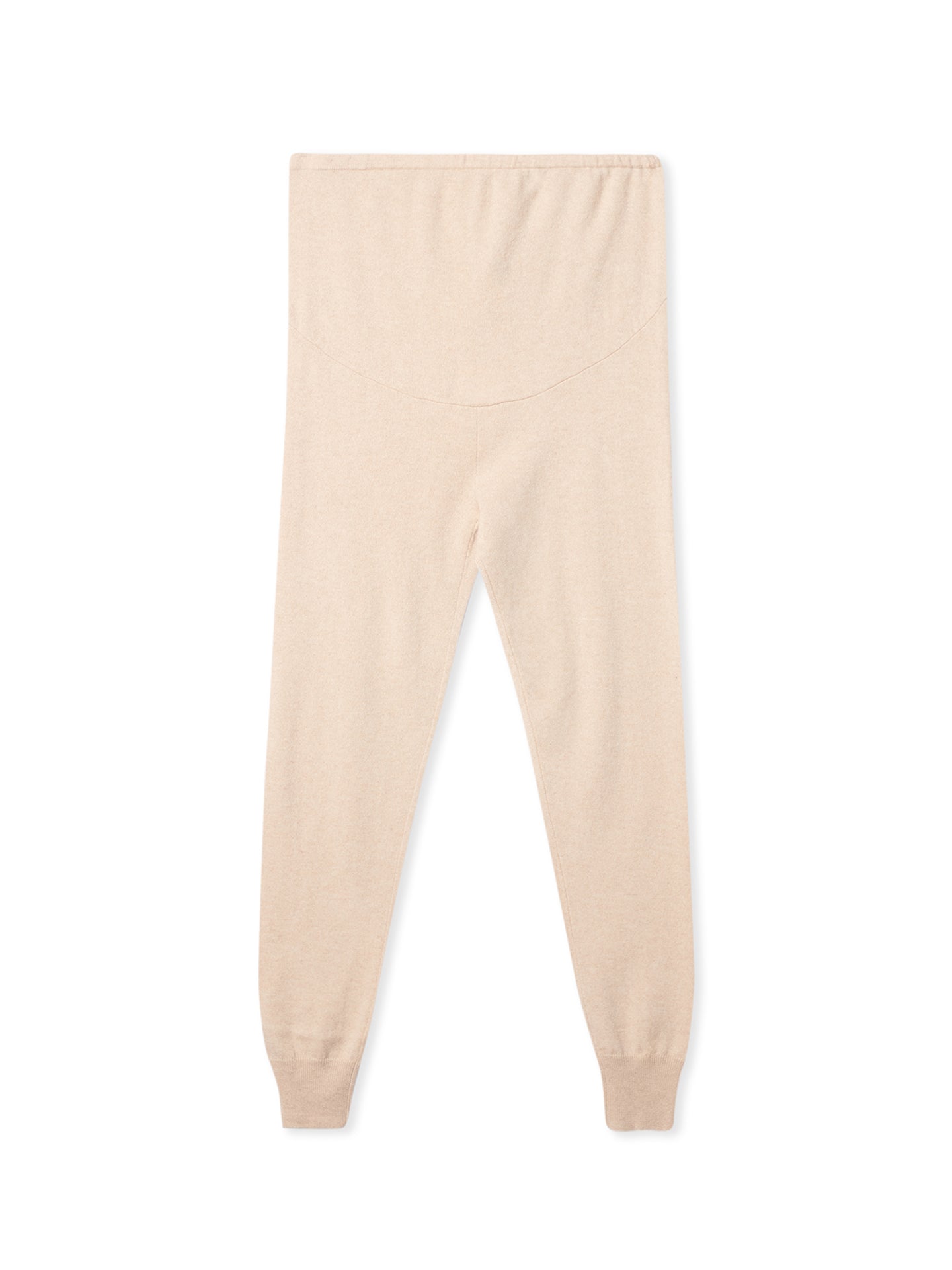 Über dem Bauch Kaschmir-Strickhosen für Schwangere