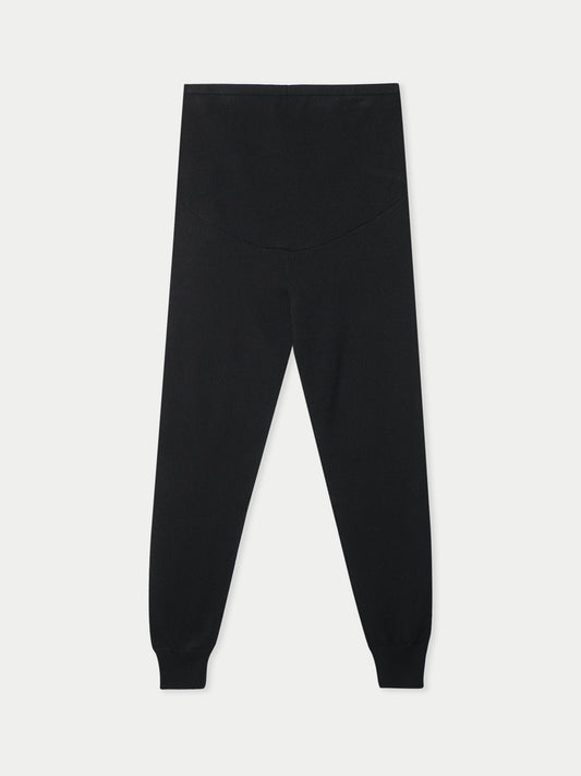 Über dem Bauch Kaschmir-Strickhosen für Schwangere