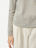 Basic Stehkragenpullover aus Kaschmir DäMmerung Blau - Gobi Cashmere