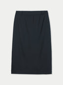 Kaschmir-Rock in Tailoring-Optik Schwarz - Gobi Cashmere