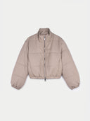 Kurz geschnittene Jacke Taupe - Gobi Cashmere #color_taupe
