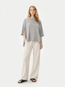 Timeless Kaschmir-Poncho mit Bootsausschnitt