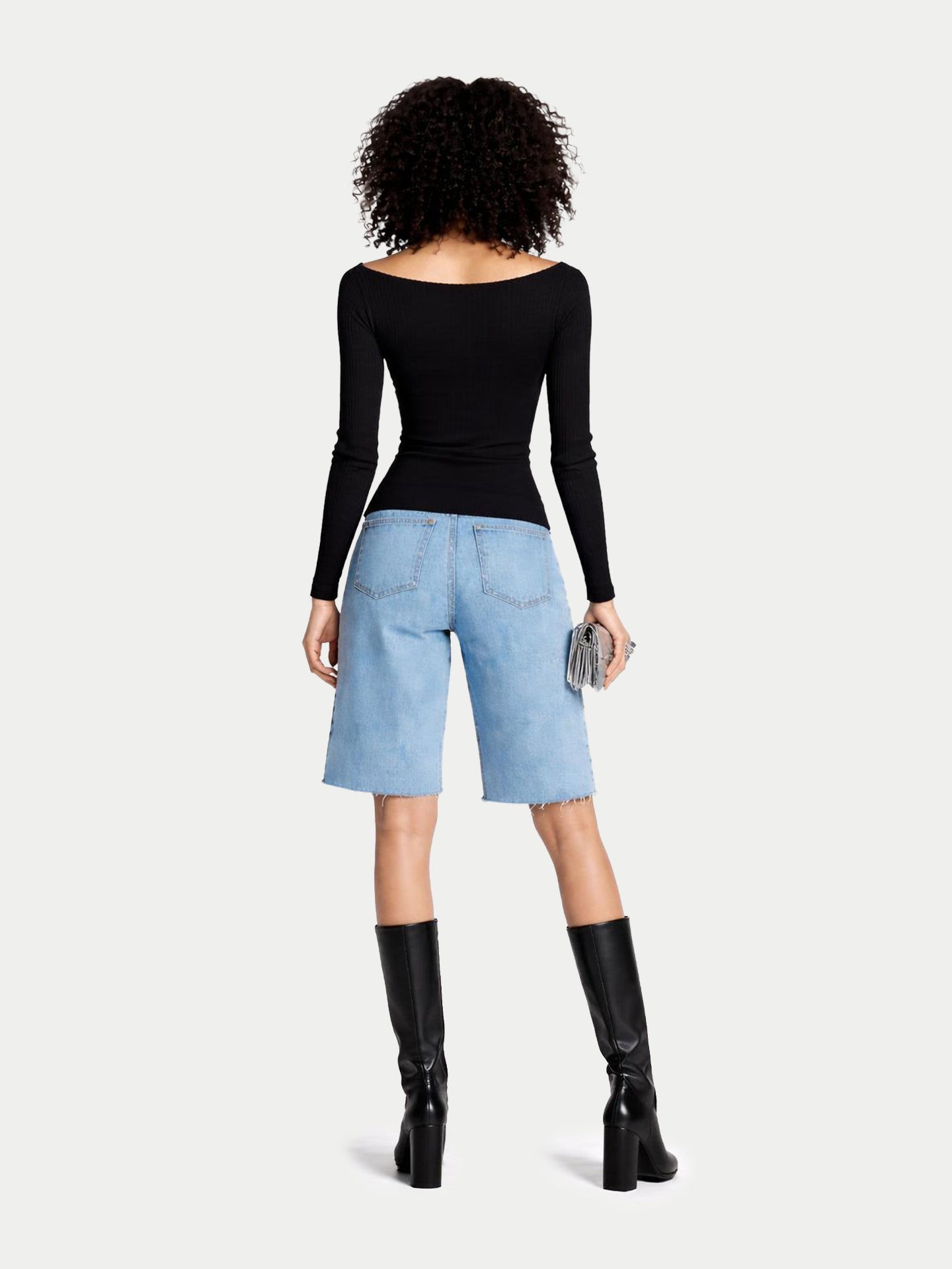 Rippenpullover aus Baumwoll-Seiden-Kaschmir-Mischung