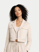 Cropped Cashmere Jacke - Premium Qualität | GOBI Cashmere #ai-image