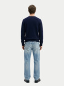 Herren Kaschmirpullover mit Pferde-Intarsie | GOBI DE