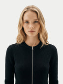 Damen Kaschmir-Cardigan mit Zwei-Wege-Zip | GOBI Cashmere