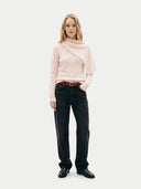 Damen Kaschmirpullover mit Schal | GOBI Cashmere #color_peach-blush