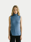 Kaschmirweste mit Rollkragen für Damen | GOBI Cashmere