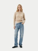Damen Kaschmirpullover mit betonter Taille | GOBI Cashmere