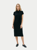 Damen Kaschmirkleid mit Schleifenkragen | GOBI Cashmere