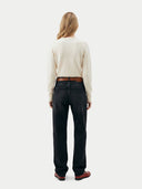 Damen Kaschmir-Cardigan mit Argyle | GOBI Cashmere #color_coconut-milk