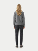 Damen Kaschmirpullover mit V-Ausschnitt