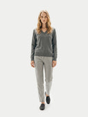 Damen Kaschmirpullover mit V-Ausschnitt