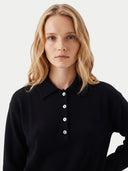 Kaschmir-Pullover mit Polokragen