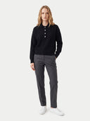 Kaschmir-Pullover mit Polokragen