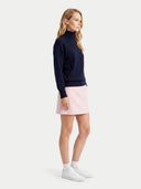 Kaschmir-Seidenpullover mit Rollkragen
