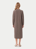 Lockeres Kaschmir-Maxikleid