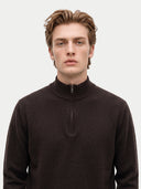 Leichter Kaschmirpullover mit Rundhalsausschnitt