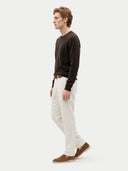 Feiner Kaschmirpullover mit Rundhalsausschnitt