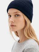 Unisex Kaschmir Rippstrick-Mütze