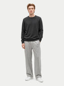 Feiner Kaschmirpullover mit Rundhalsausschnitt
