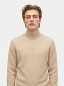 Kaschmirpullover mit lockerer Passform und Rundhalsausschnitt