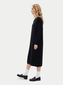Lockeres Kaschmir-Maxikleid