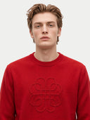Unisex Kaschmir Rundhalspullover mit Motiv