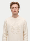 Unisex Kaschmir Rundhalspullover mit Motiv