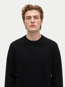 Unisex Kaschmir Rundhalspullover mit Motiv