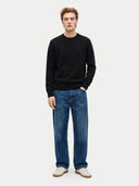 Unisex Kaschmir Rundhalspullover mit Motiv