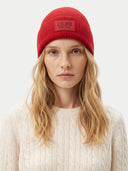Unisex Kaschmir Rippstrick-Mütze
