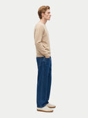 Feiner Kaschmirpullover mit Rundhalsausschnitt
