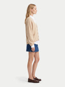 Kaschmir-Strickjacke mit V-Ausschnitt