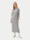Lockeres Kaschmir-Maxikleid